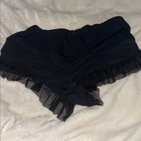 Sheer high waisted lounge shorts size S - Picture 5 of 5